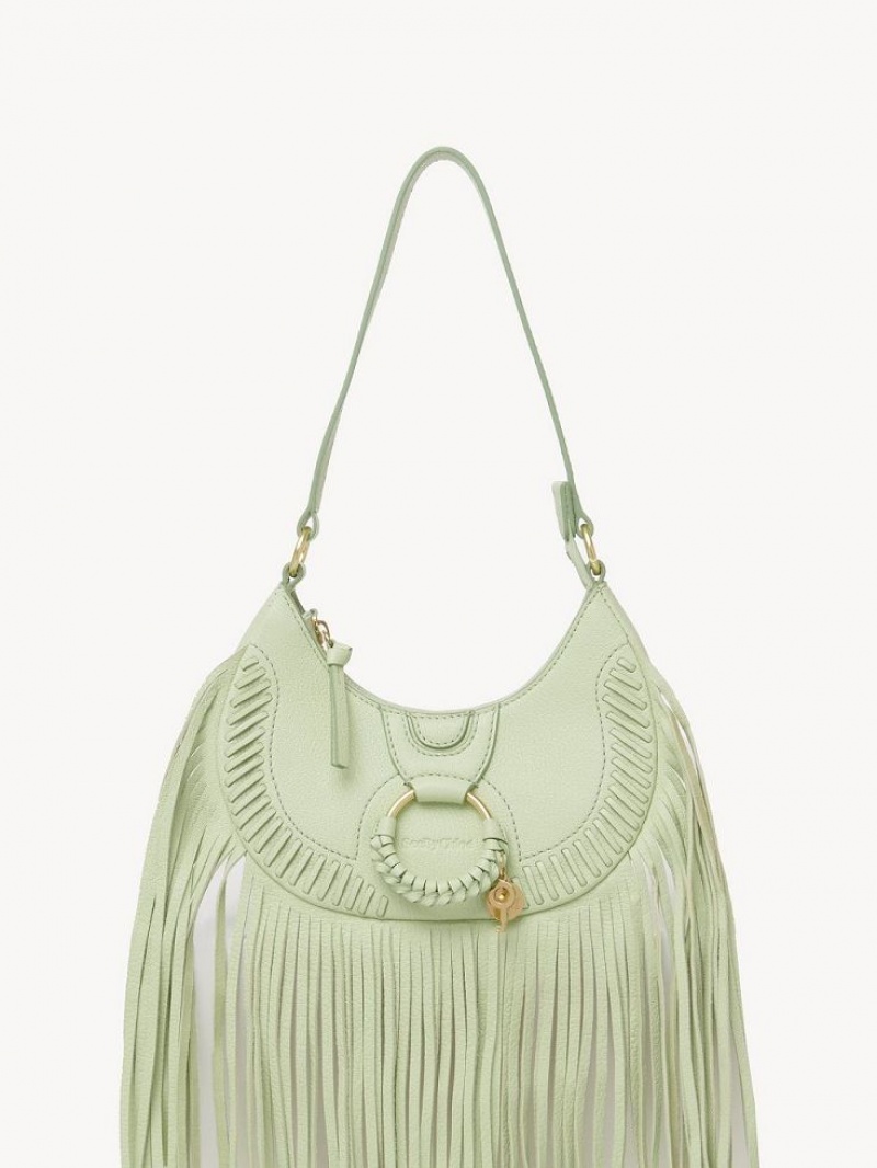 Bolsa De Hombro Chloe Hana Half Moon Verdes | CHE-SR14660
