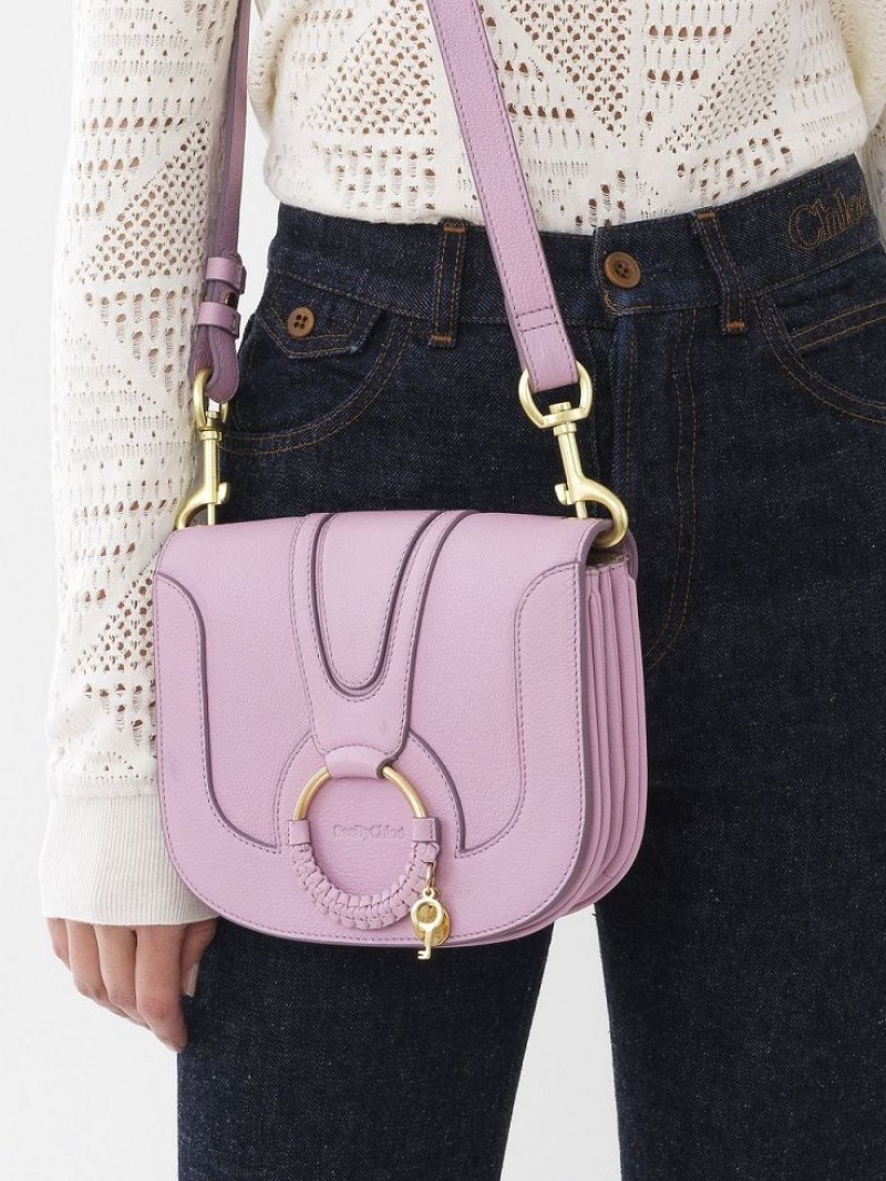 Bolsa De Hombro Chloe Hana Lavanda Blancos | CHE-SR14682