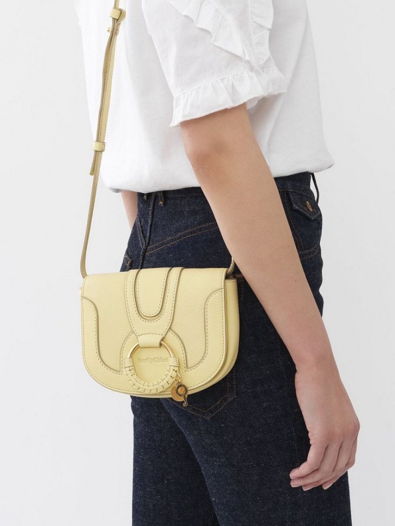 Bolsa De Hombro Chloe Hana Mini Amarillos | CHE-SR14693