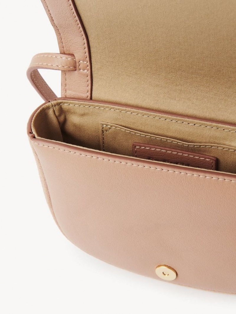 Bolsa De Hombro Chloe Hana Mini Cafes Rosas | CHE-SR14599