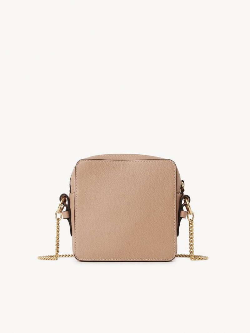 Bolsa De Hombro Chloe Joan Camera Cafes Rosas | CHE-SR14612