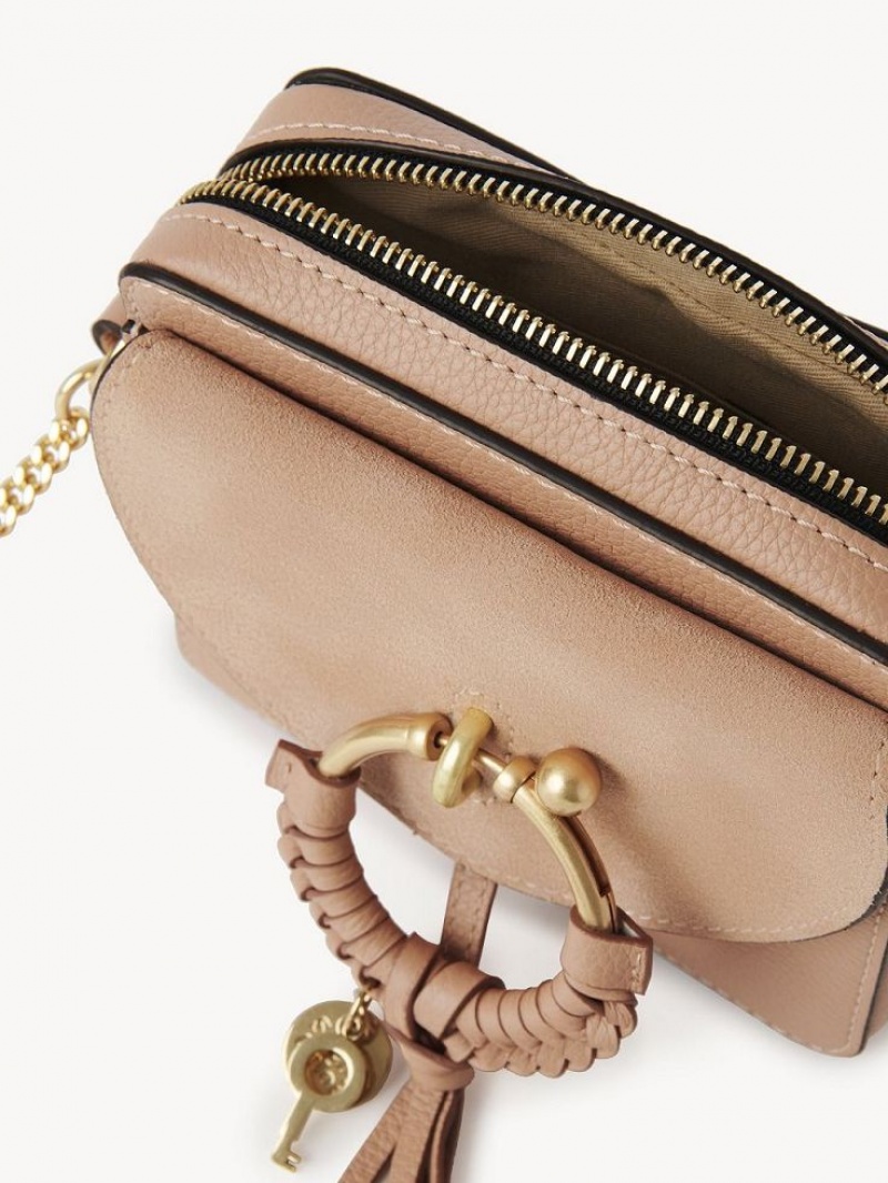 Bolsa De Hombro Chloe Joan Camera Cafes Rosas | CHE-SR14612