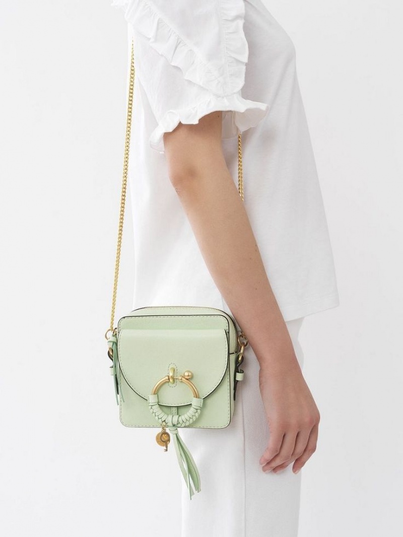 Bolsa De Hombro Chloe Joan Camera Verdes | CHE-SR14677