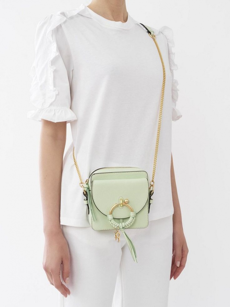 Bolsa De Hombro Chloe Joan Camera Verdes | CHE-SR14677
