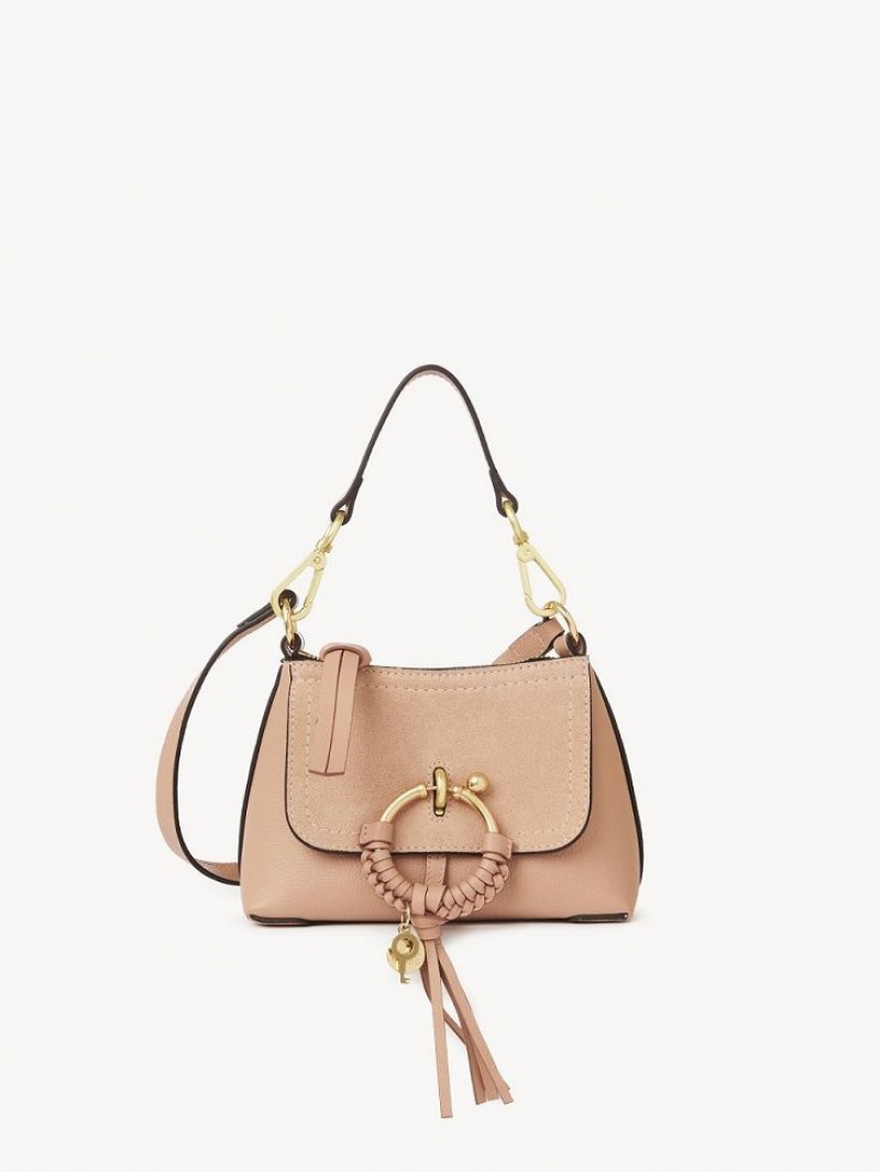 Bolsa De Hombro Chloe Joan Mini Cafes Rosas | CHE-SR14696