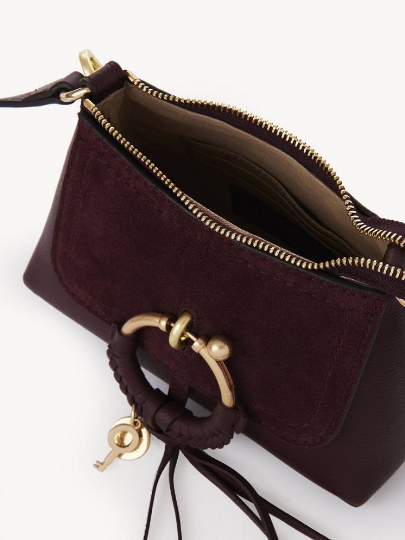Bolsa De Hombro Chloe Joan Mini Vino | CHE-SR14634
