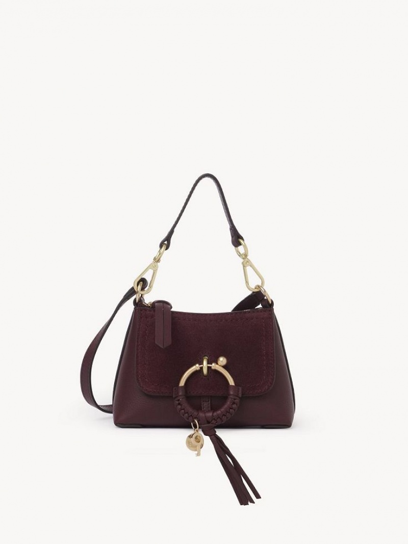 Bolsa De Hombro Chloe Joan Mini Vino | CHE-SR14634