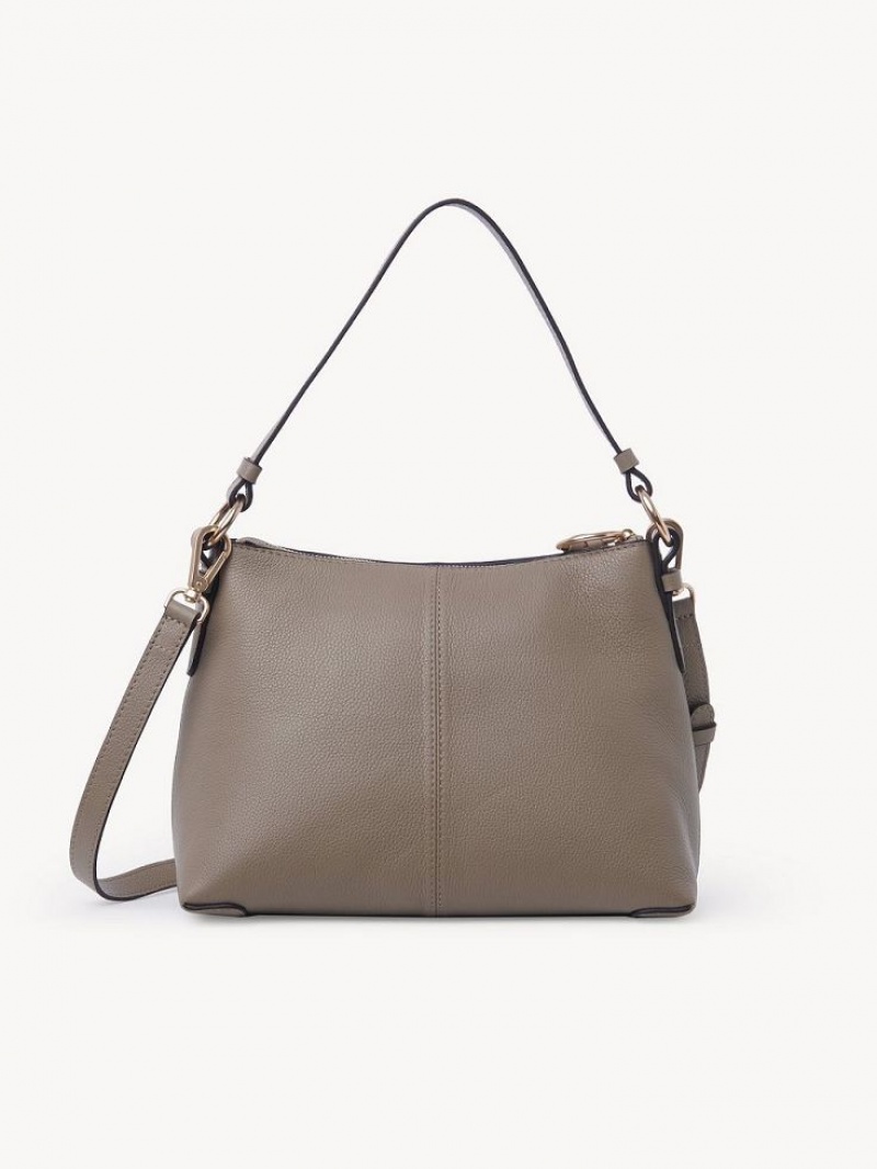 Bolsa De Hombro Chloe Joan Small Grises | CHE-SR14678