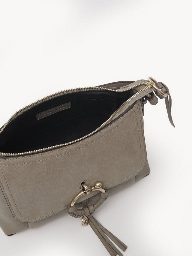 Bolsa De Hombro Chloe Joan Small Grises | CHE-SR14678