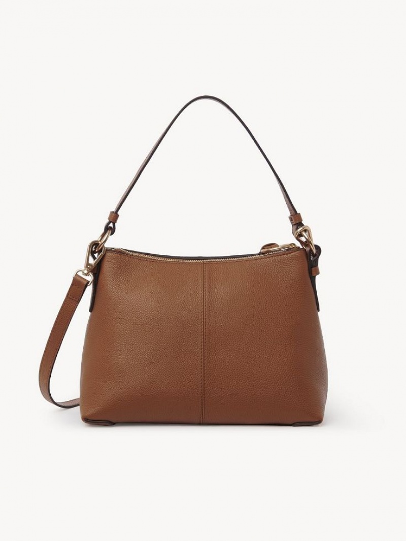Bolsa De Hombro Chloe Joan Small Marrom | CHE-SR14680