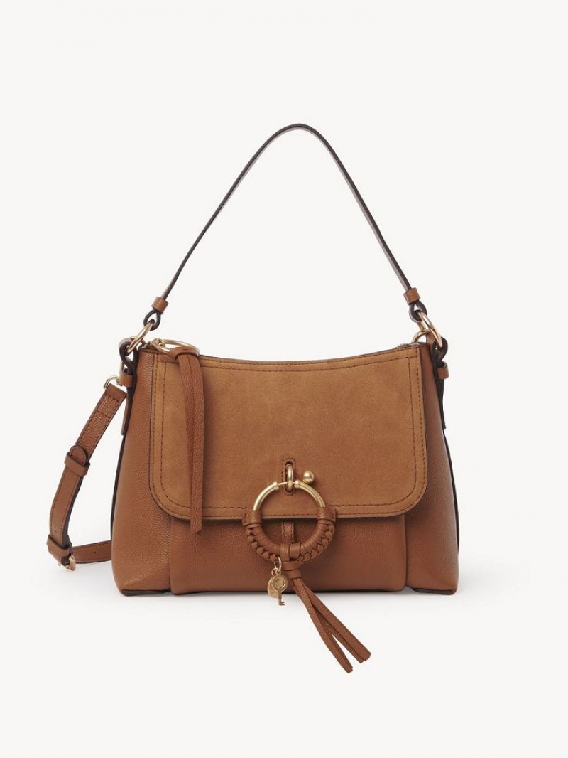 Bolsa De Hombro Chloe Joan Small Marrom | CHE-SR14680