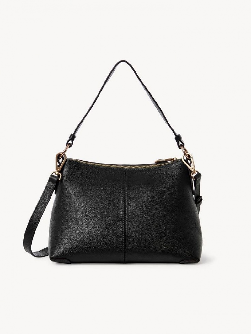 Bolsa De Hombro Chloe Joan Small Negros | CHE-SR14649