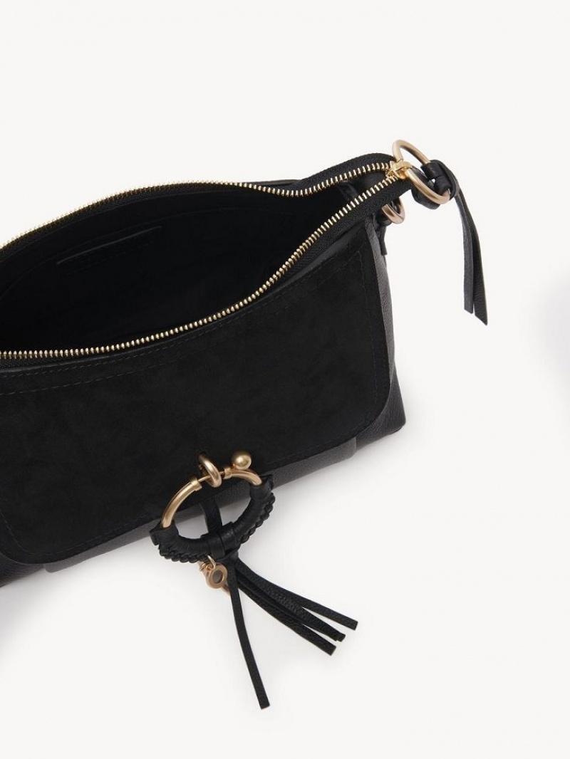 Bolsa De Hombro Chloe Joan Small Negros | CHE-SR14649