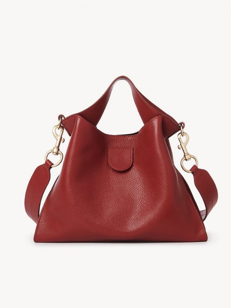 Bolsa De Hombro Chloe Joan Small Top Handle Rojos | CHE-SR14601