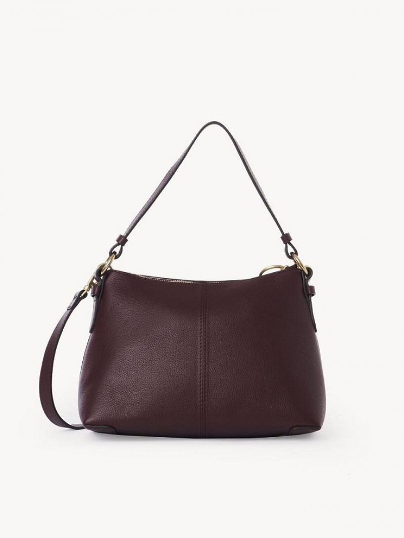 Bolsa De Hombro Chloe Joan Small Vino | CHE-SR14650