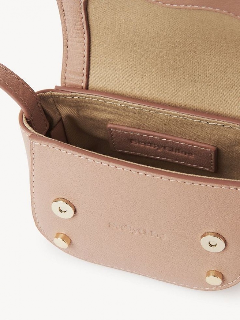 Bolsa De Hombro Chloe Mara Micro Cafes Rosas | CHE-SR14606