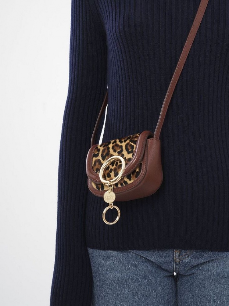 Bolsa De Hombro Chloe Mara Micro Cobra Marrom | CHE-SR14594