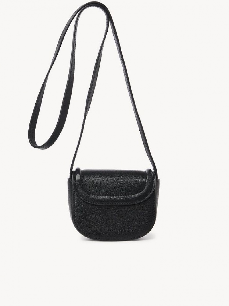 Bolsa De Hombro Chloe Mara Micro Negros | CHE-SR14608