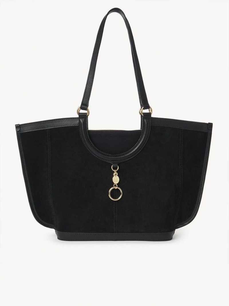 Bolsa De Hombro Chloe Mara Shopper Negros | CHE-SR14593