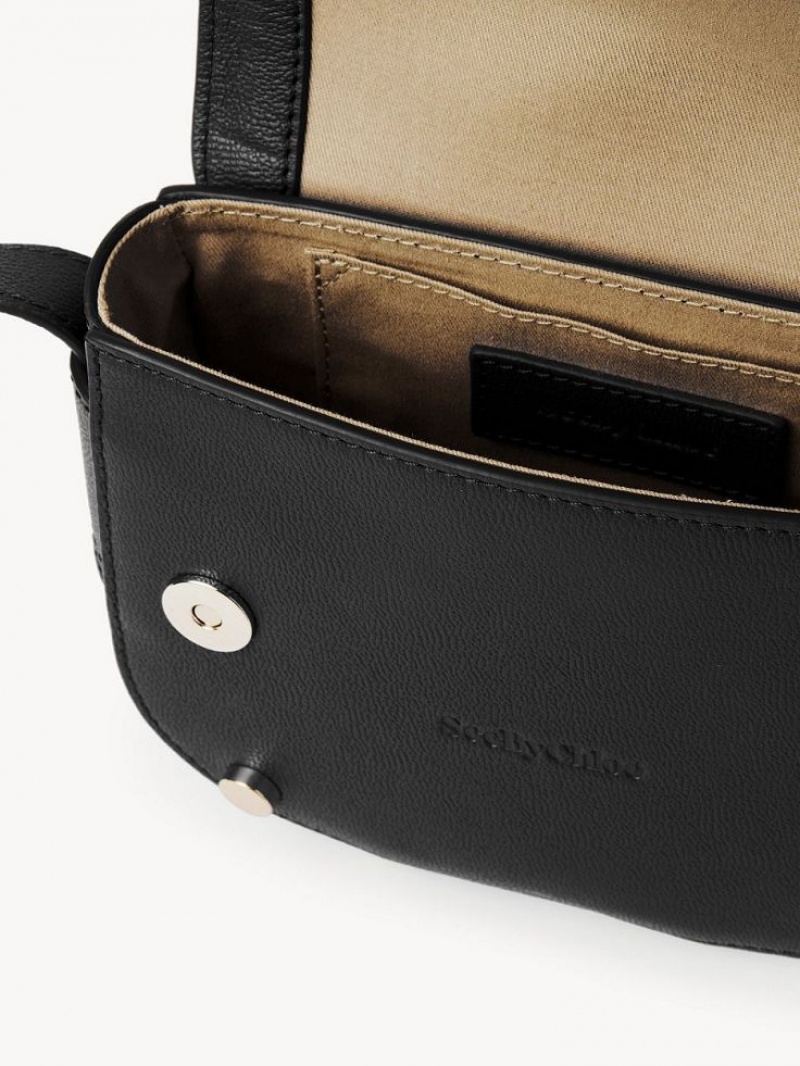 Bolsa De Hombro Chloe Mara Small Negros | CHE-SR14619
