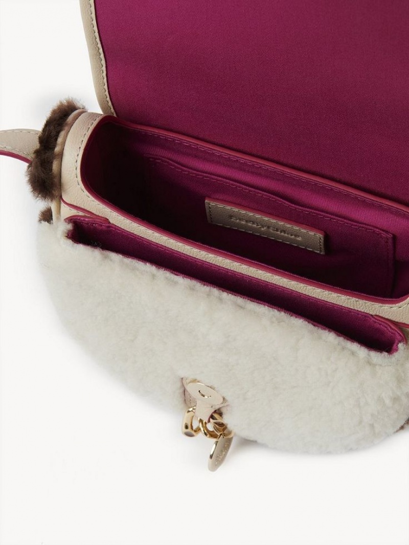 Bolsa De Hombro Chloe Mara Small Saddle Beige | CHE-SR14604