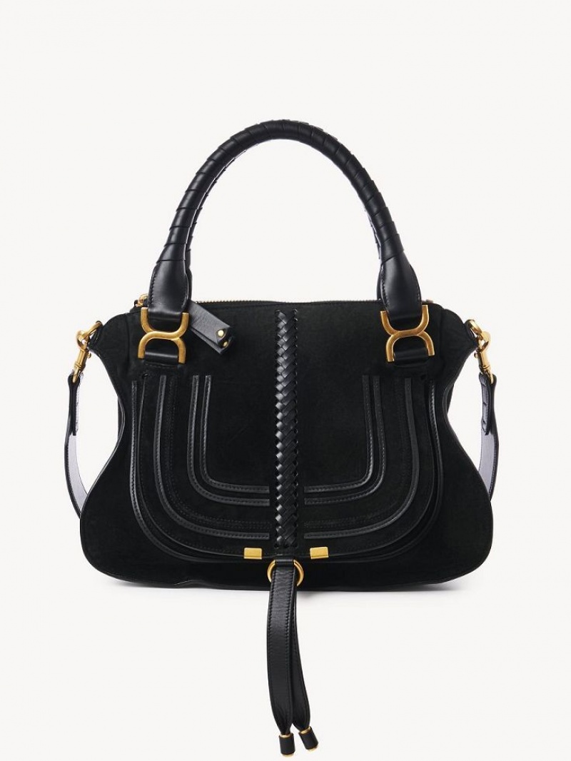 Bolsa De Hombro Chloe Marcie Double Carry Negros | CHE-SR13438