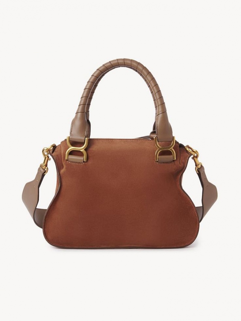 Bolsa De Hombro Chloe Marcie Small Double Carry Marrom | CHE-SR13440