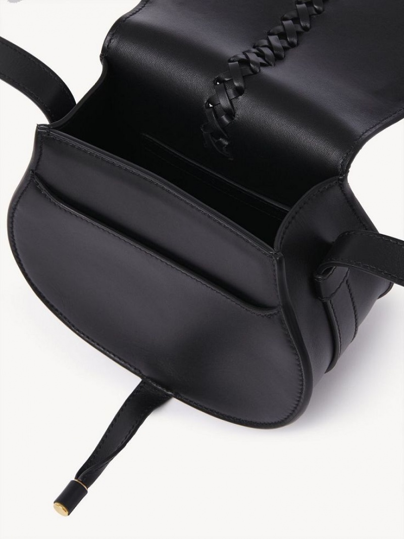 Bolsa De Hombro Chloe Marcie Small Saddle Negros | CHE-SR13413