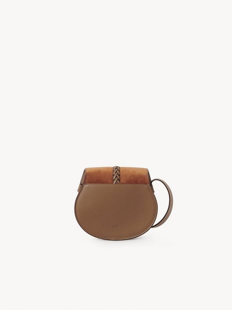 Bolsa De Hombro Chloe Marcie Small Saddle Marrom | CHE-SR13414