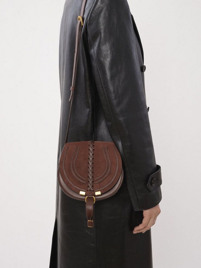 Bolsa De Hombro Chloe Marcie Small Saddle Rojos | CHE-SR13415