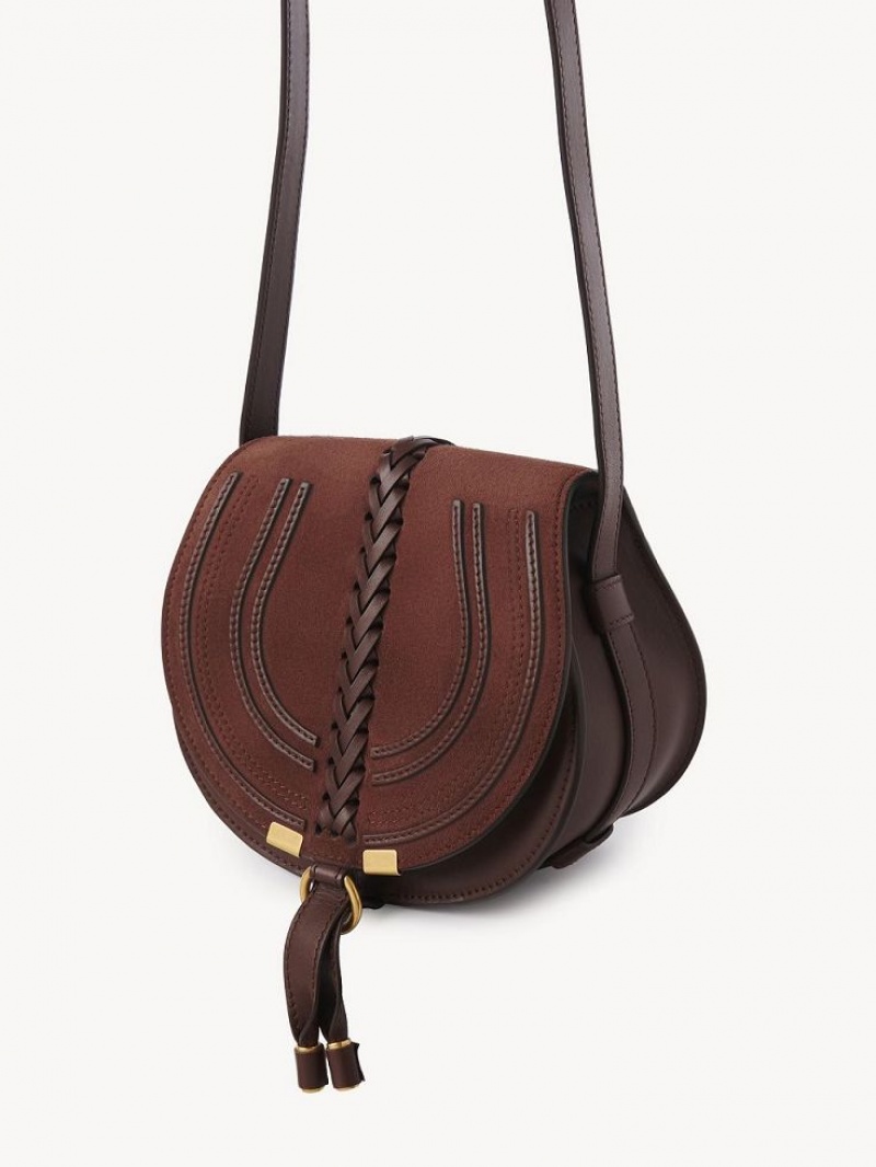 Bolsa De Hombro Chloe Marcie Small Saddle Rojos | CHE-SR13415