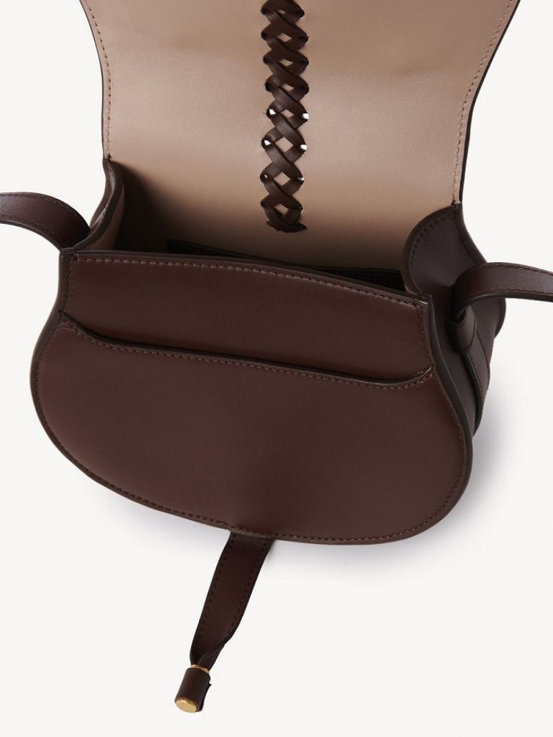Bolsa De Hombro Chloe Marcie Small Saddle Rojos | CHE-SR13415