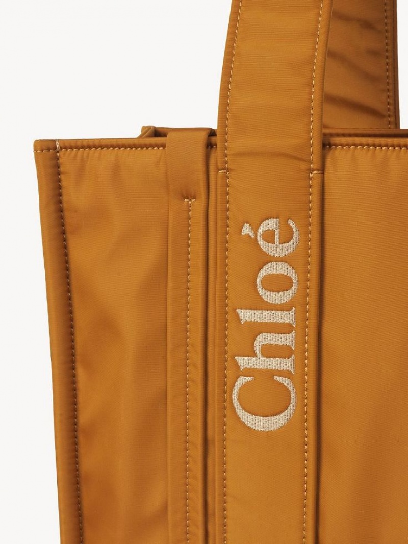 Bolsa De Hombro Chloe Medium Woody Amarillos | CHE-SR13411
