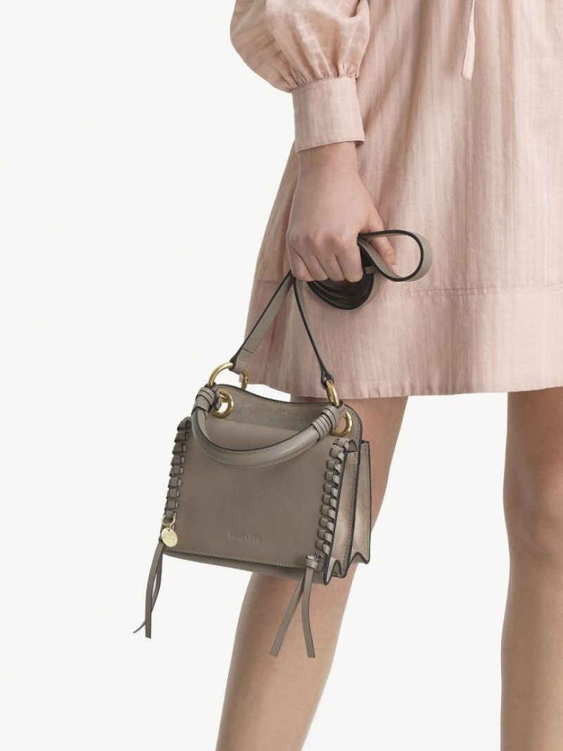 Bolsa De Hombro Chloe Mini Tilda Grises | CHE-SR14636