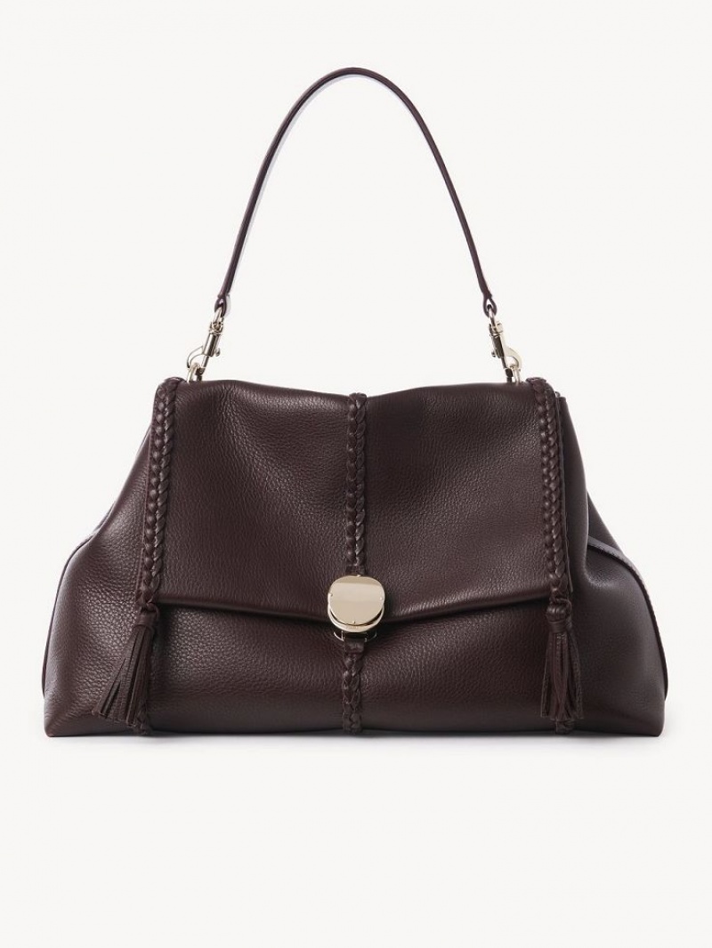Bolsa De Hombro Chloe Penelope Large Soft Azules | CHE-SR13446