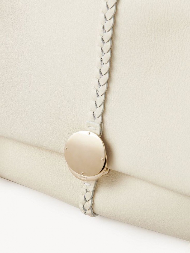 Bolsa De Hombro Chloe Penelope Medium Soft Blancos | CHE-SR13426