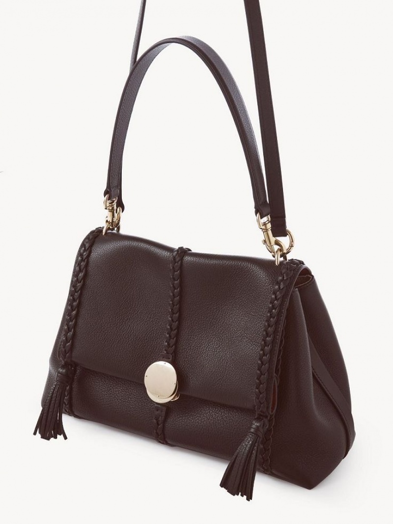 Bolsa De Hombro Chloe Penelope Medium Soft Azules | CHE-SR13445