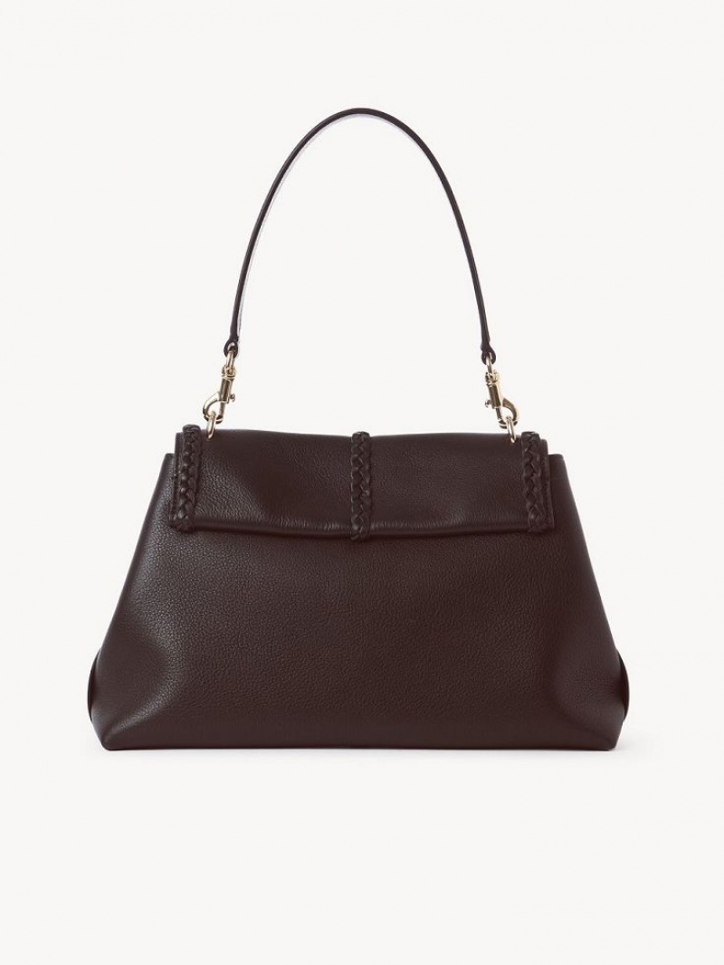 Bolsa De Hombro Chloe Penelope Medium Soft Azules | CHE-SR13445