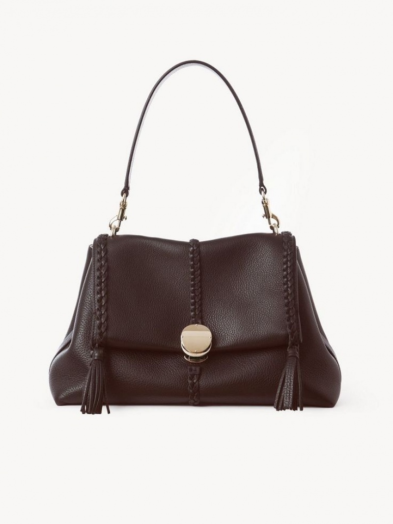 Bolsa De Hombro Chloe Penelope Medium Soft Azules | CHE-SR13445
