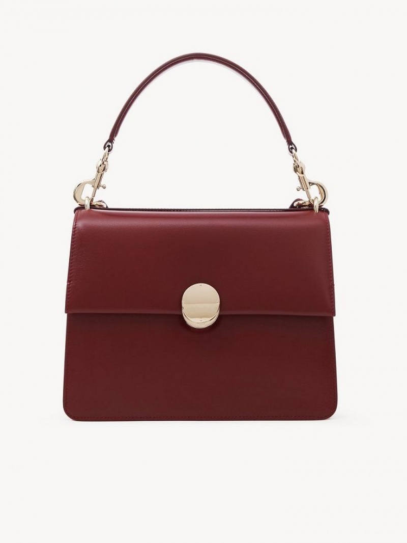 Bolsa De Hombro Chloe Penelope Medium Top Handle Rojos Oscuro | CHE-SR13447