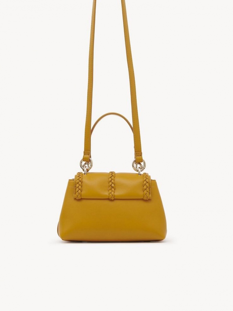 Bolsa De Hombro Chloe Penelope Mini Soft Amarillos | CHE-SR13450