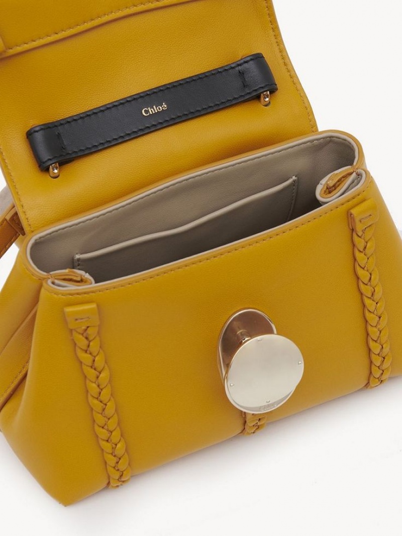 Bolsa De Hombro Chloe Penelope Mini Soft Amarillos | CHE-SR13450