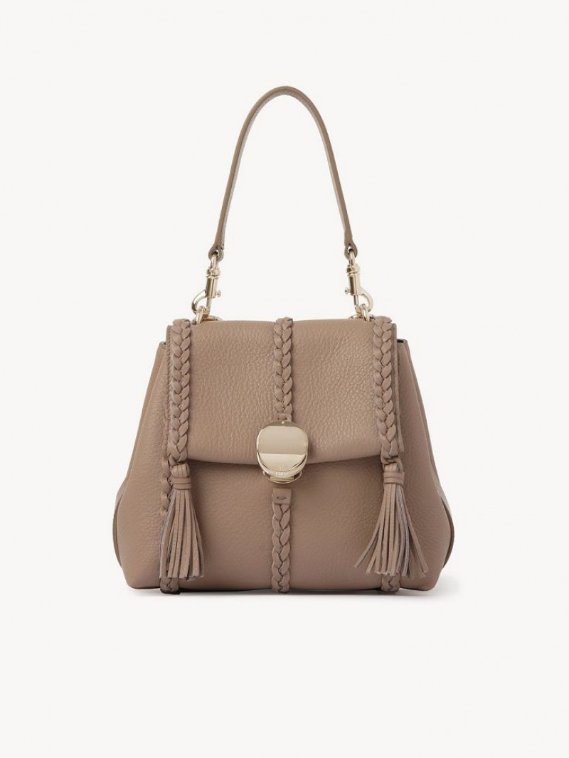 Bolsa De Hombro Chloe Penelope Small Soft Marrom | CHE-SR13456