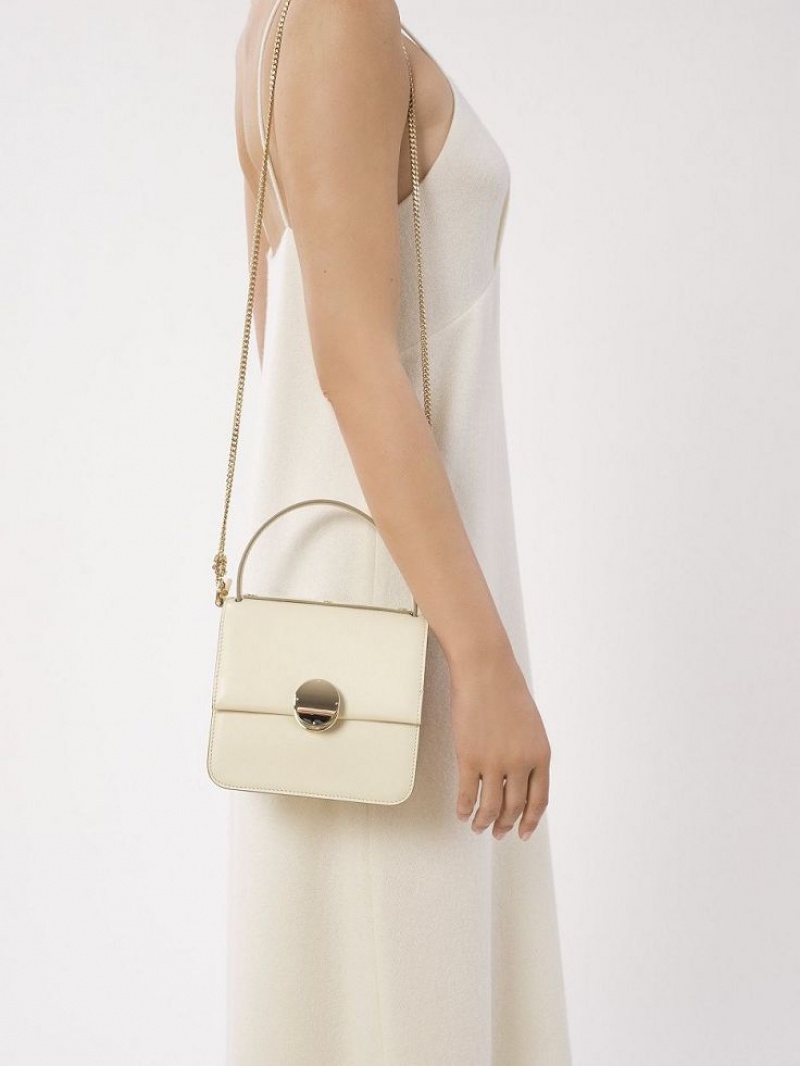 Bolsa De Hombro Chloe Penelope Small Top Handle Blancos | CHE-SR13449