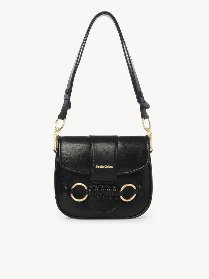 Bolsa De Hombro Chloe Saddie Satchel Negros | CHE-SR14631
