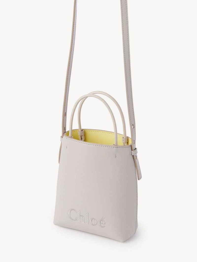 Bolsa De Hombro Chloe Sense Micro Grises | CHE-SR13405
