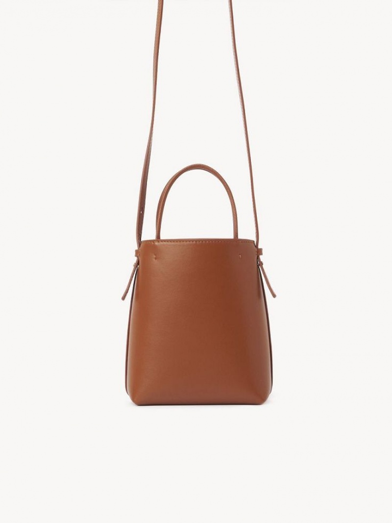 Bolsa De Hombro Chloe Sense Micro Marrom | CHE-SR13406