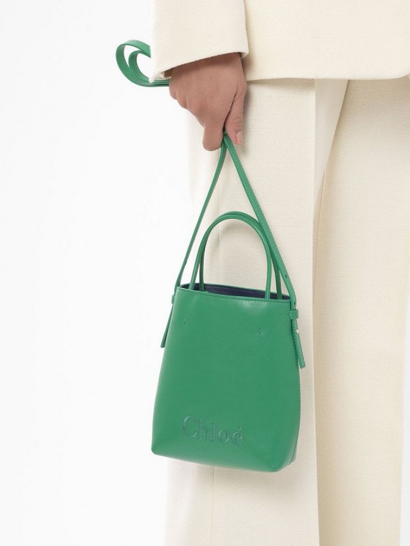 Bolsa De Hombro Chloe Sense Micro Verdes | CHE-SR13407