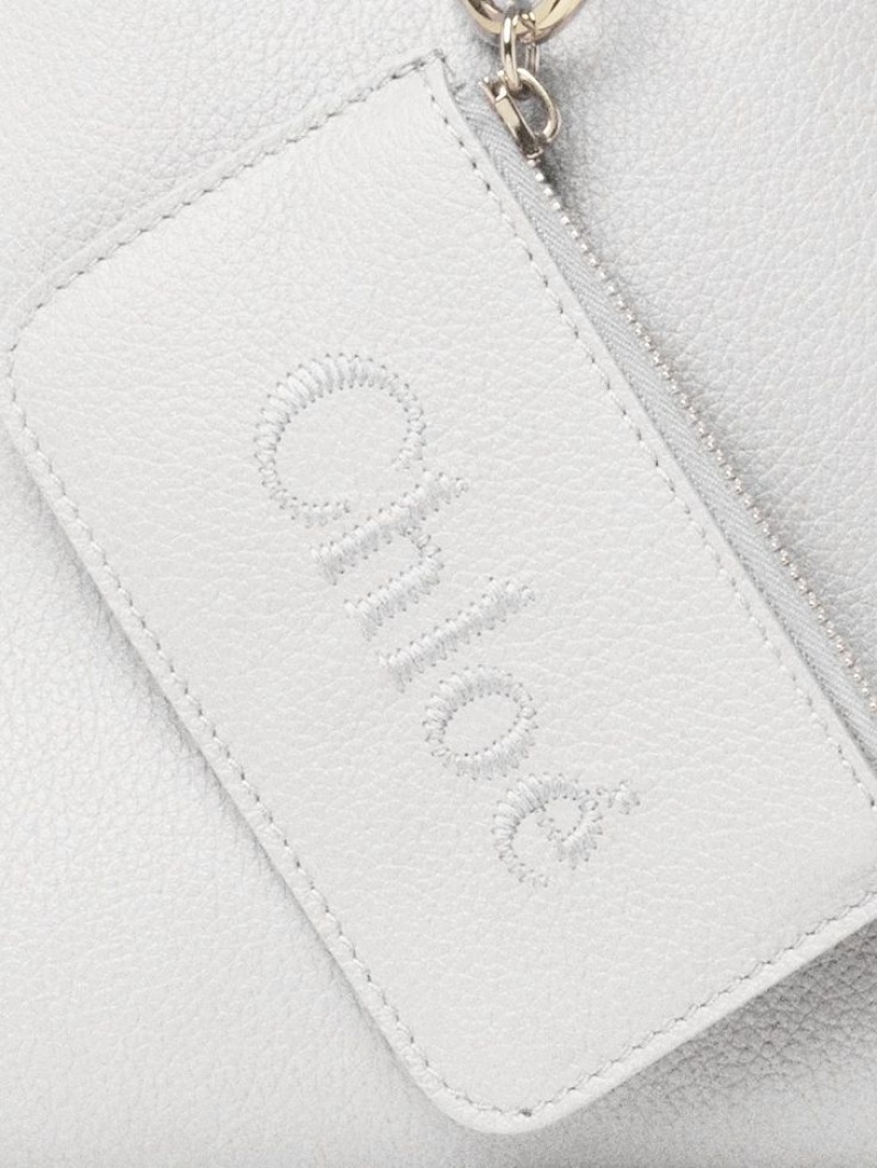 Bolsa De Hombro Chloe Sense Small East-west Blancos | CHE-SR13421