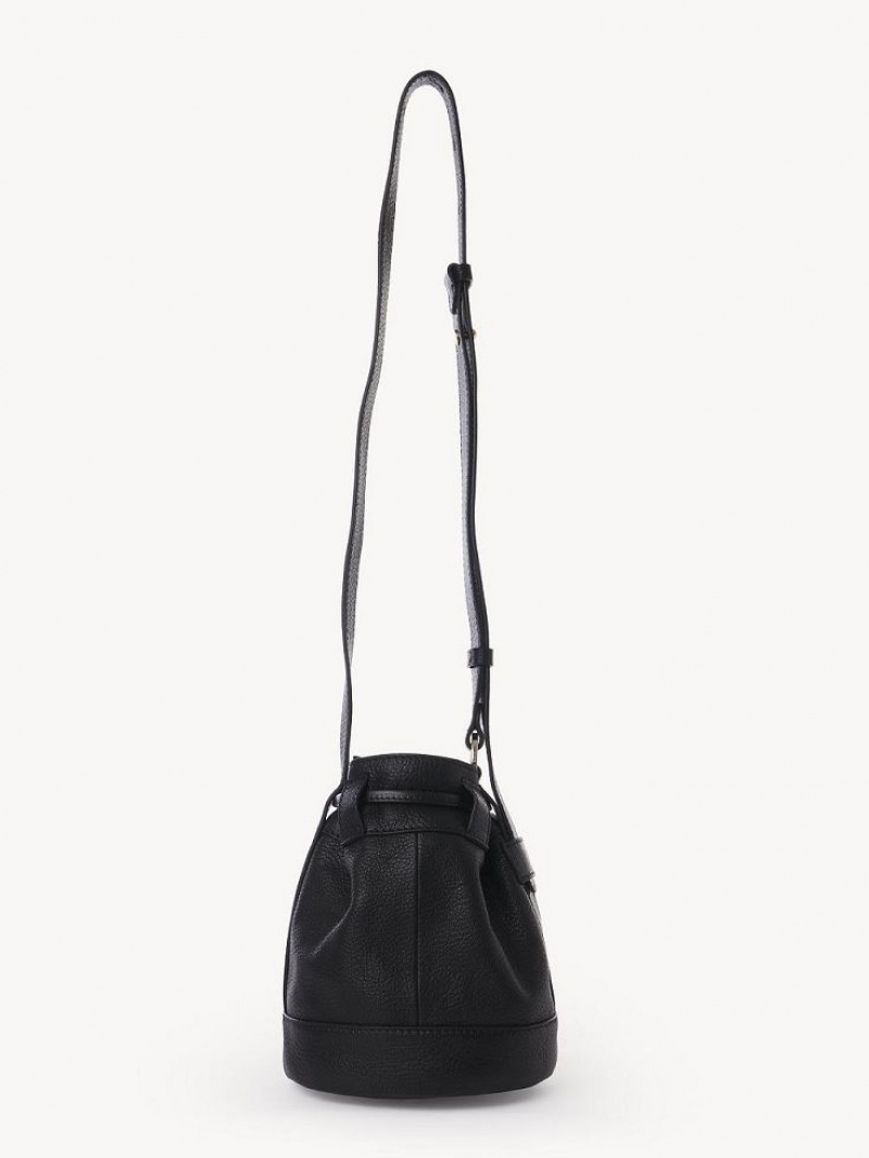 Bolsa De Hombro Chloe Vicki Small Bucket Negros | CHE-SR14644